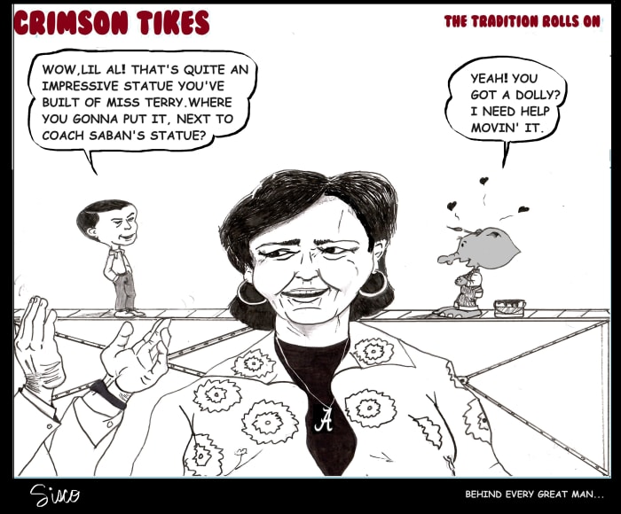 Crimson Tikes: Saban Statuesque